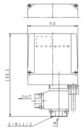 流量制御用モータバルブ